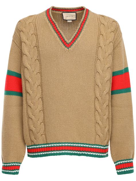 knitapps gucci|Gucci brown sweater.